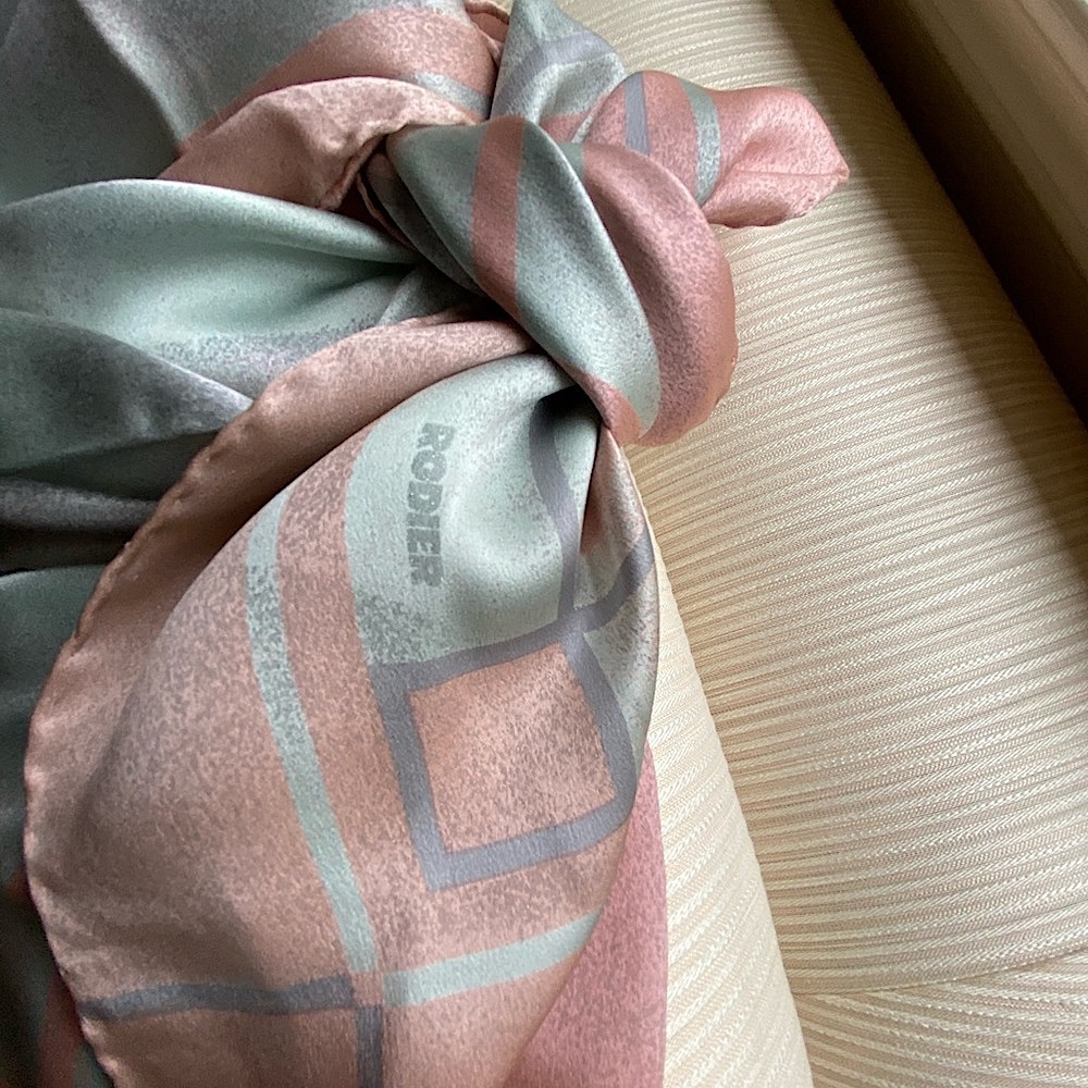 RODIER silk scarf